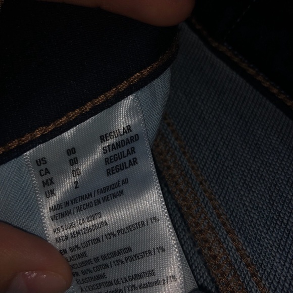 American Eagle jeans size 00 - Picture 4 of 4